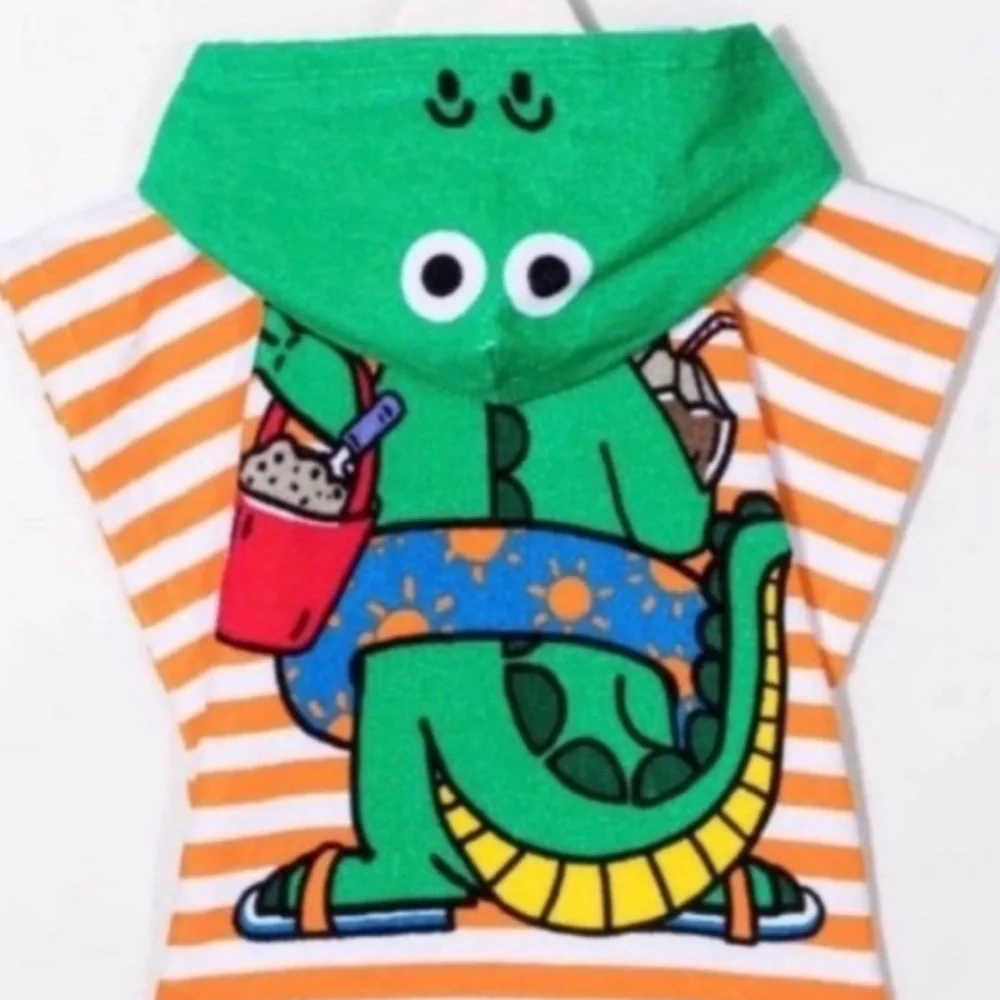 BRAND NEW Stella McCartney Kids Toddler Crocodile Terry Towel Coverup NWT